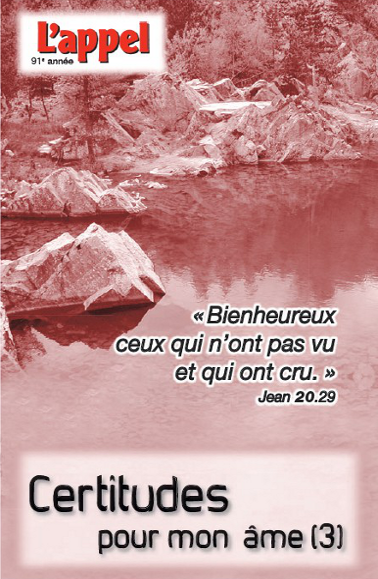 Certitudes pour mon âme (3)