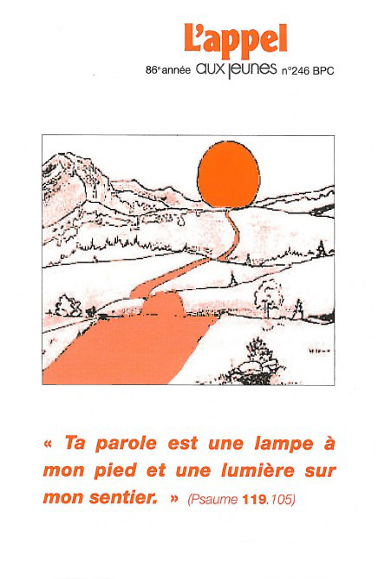 Ta parole est une lampe à mon pied...