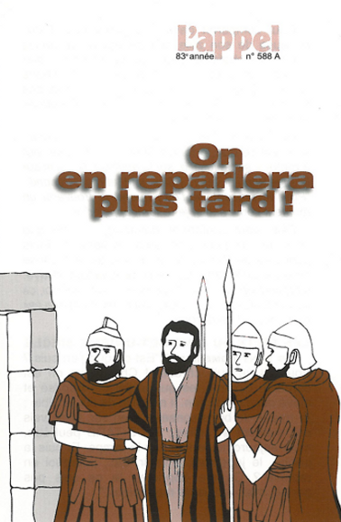 On en reparlera plus tard !