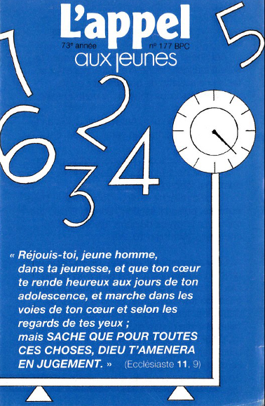 Réjouis-toi, jeune homme... mais sache que pour toutes choses Dieu t’amènera en jugement