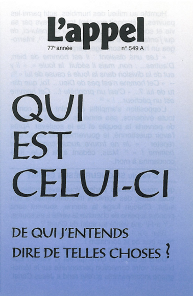Qui est celui-ci...
