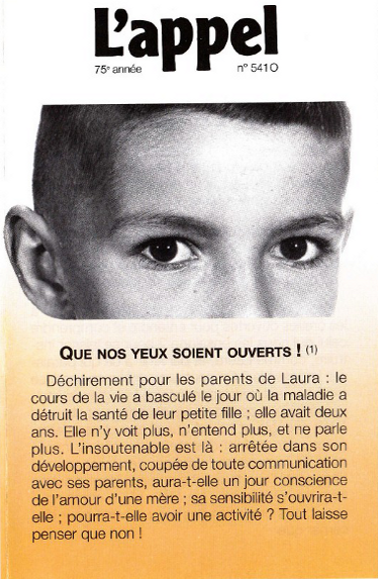 Que nos yeux soient ouverts !