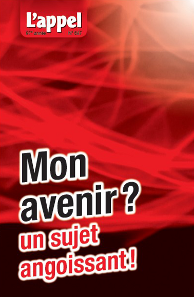 Mon avenir ? Un sujet angoissant !